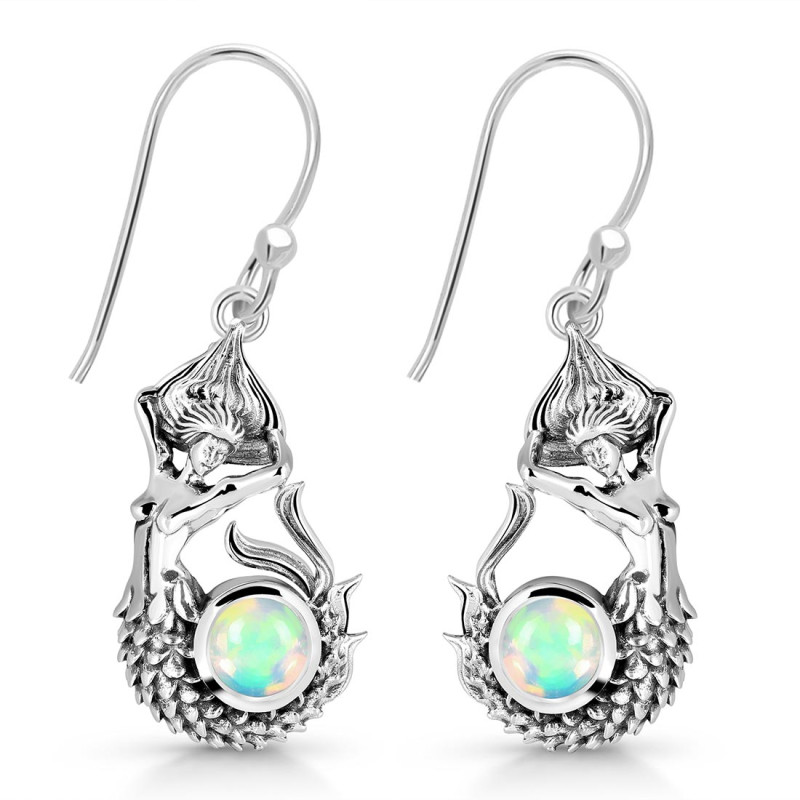 Opal Mermaid Earring OPL-RUE-51.