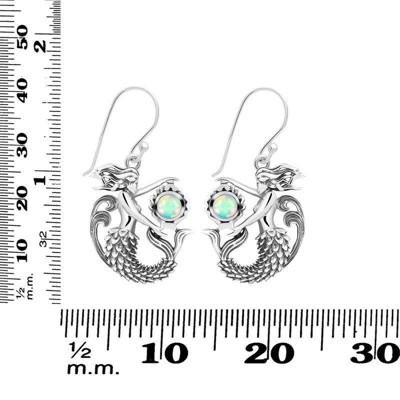 Opal Mermaid Earring OPL-RUE-59.