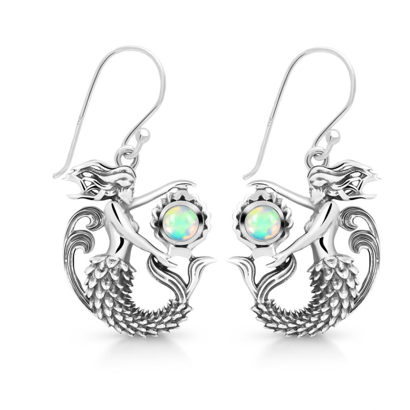 Opal Mermaid Earring OPL-RUE-59.