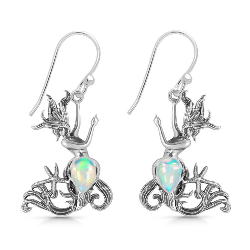 Opal Mermaid Earring OPL-RUE-61.
