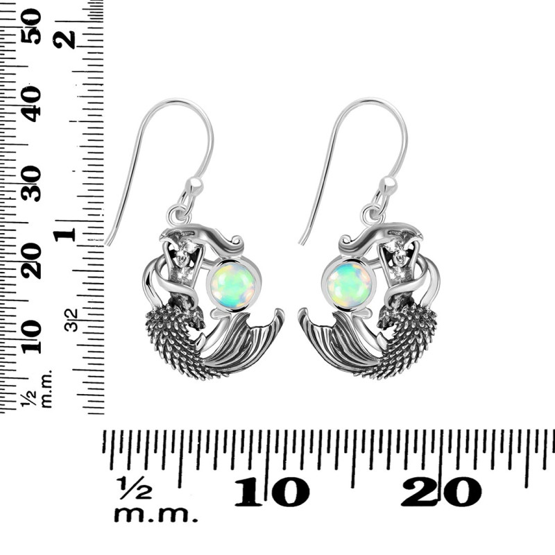 Opal Mermaid Earring OPL-RUE-63.