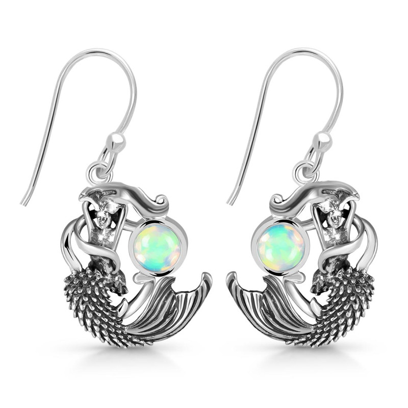 Opal Mermaid Earring OPL-RUE-63.