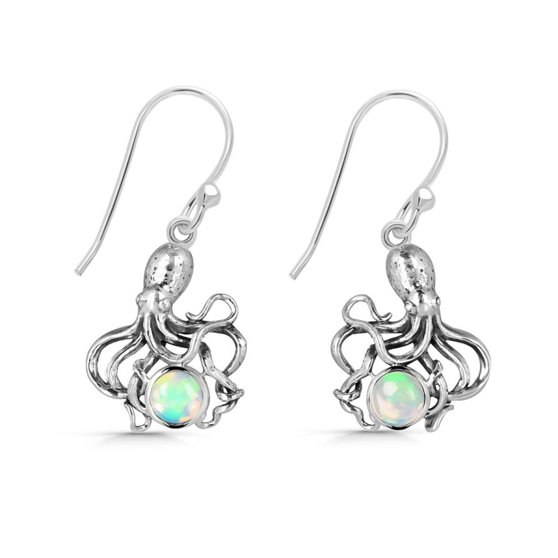 Opal Octopus Earring OPL-RUE-65.