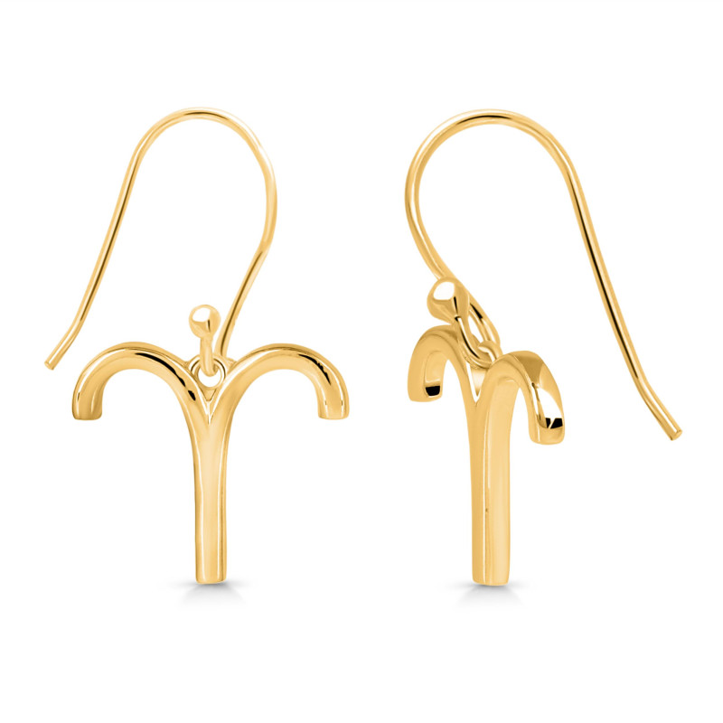 Aries Zodiac Plain Silver Jewelry Set PS-RDR-3098/RDE-1497/RDB-182/RDC-20.