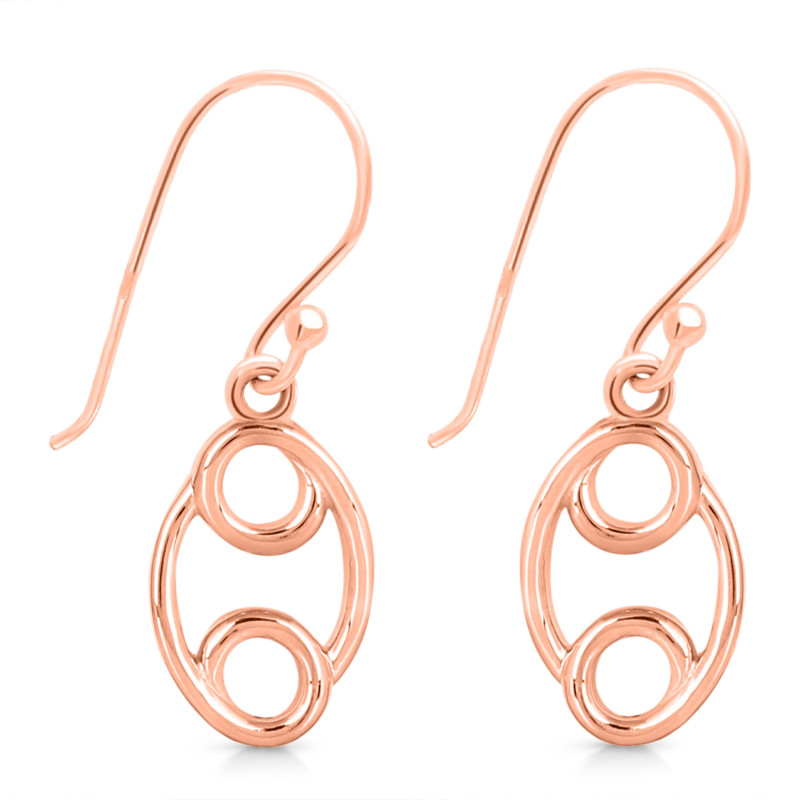 Cancer Zodiac Plain Silver Jewelry Set PS-RDR-3092/RDE-1500/RDB-185/RDC-23.