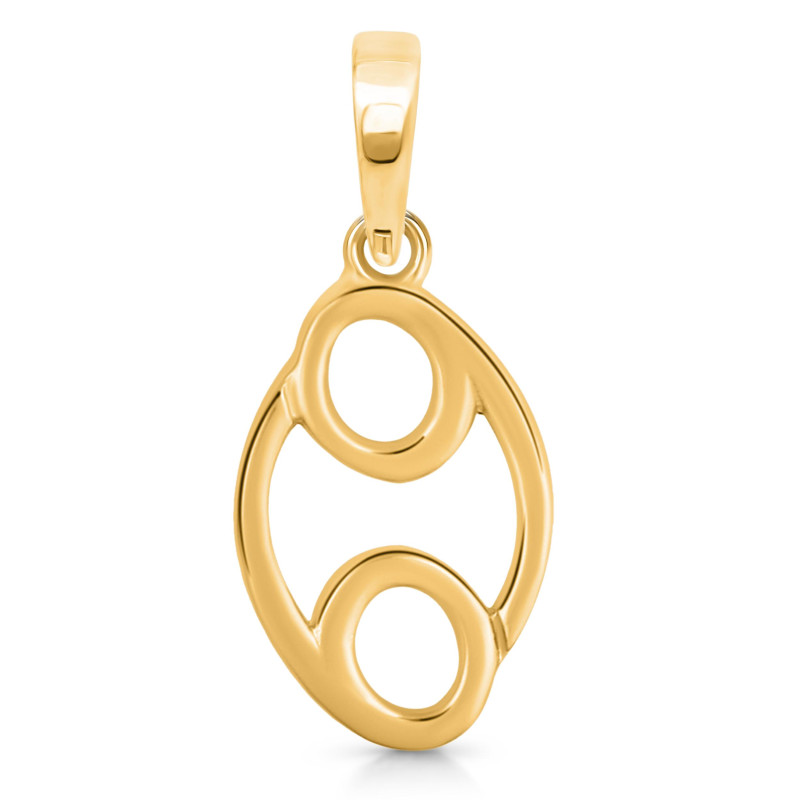 Cancer Zodiac Plain Silver Jewelry Set PS-RDR-3092/RDE-1500/RDB-185/RDC-23.