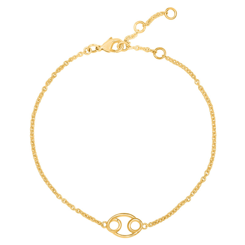 Cancer Zodiac Plain Silver Jewelry Set PS-RDR-3092/RDE-1500/RDB-185/RDC-23.