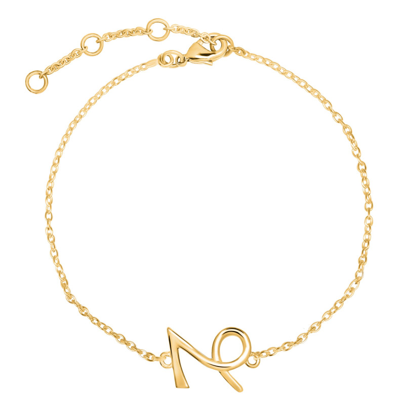 Capricorn Zodiac Plain Silver Jewelry Set PS-RDR-3087/RDE-1494/RDB-179/RDC-17.