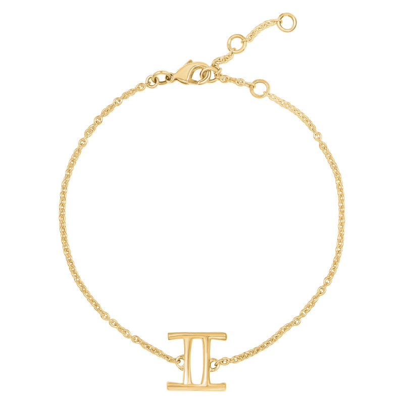 Gemini Zodiac Plain Silver Jewelry Set PS-RDR-3091/RDE-1499/RDB-184/RDC-22.