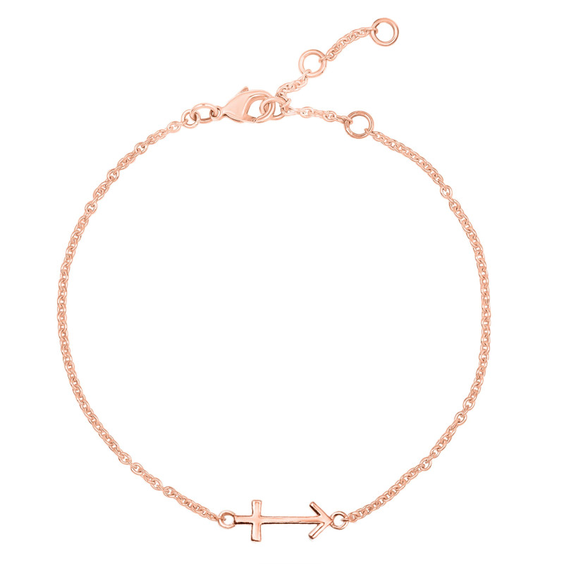 Sagittarius Zodiac Plain Silver Jewelry Set PS-RDR-3097/RDE-1505/RDB-190/RDC-28.