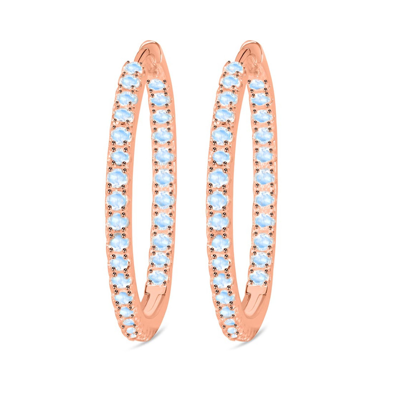 Moonstone Hoop Earring RBM-RDE-971.