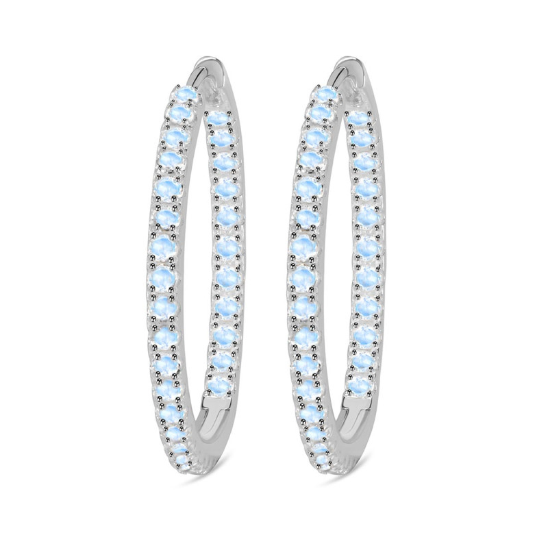 Moonstone Hoop Earring RBM-RDE-971.