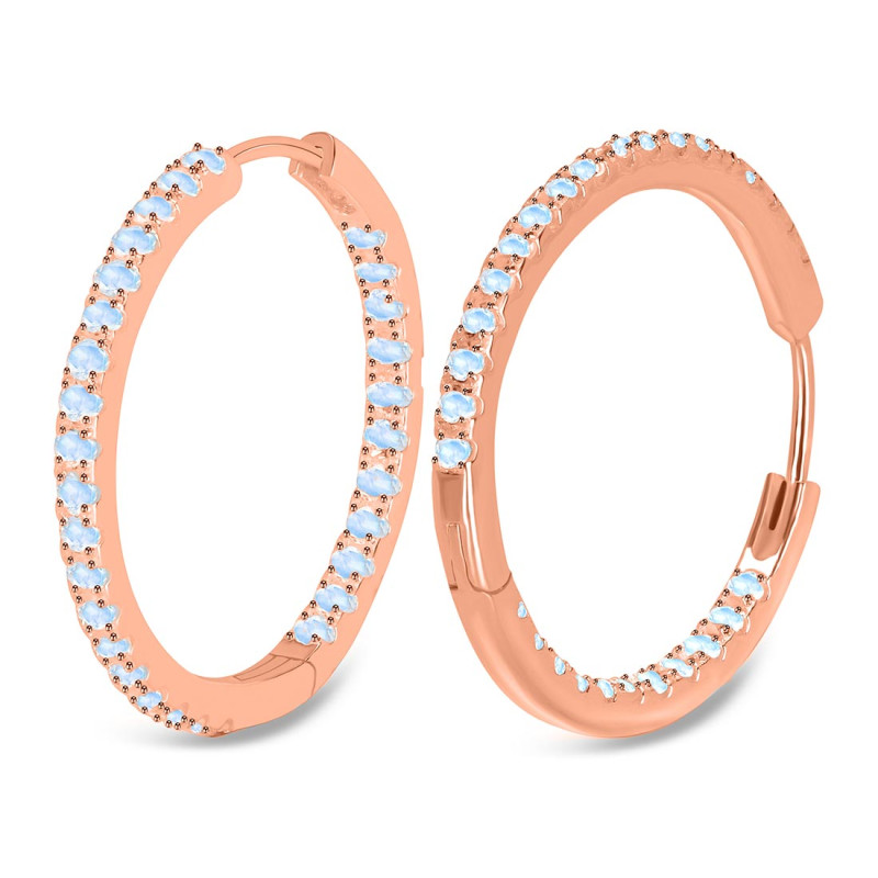 Moonstone Hoop Earring RBM-RDE-971.