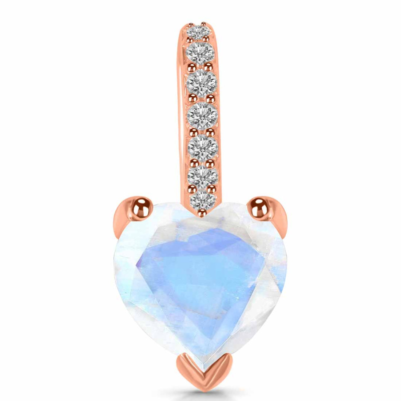 Moonstone & White Topaz Pendant RBM-RDP-819.