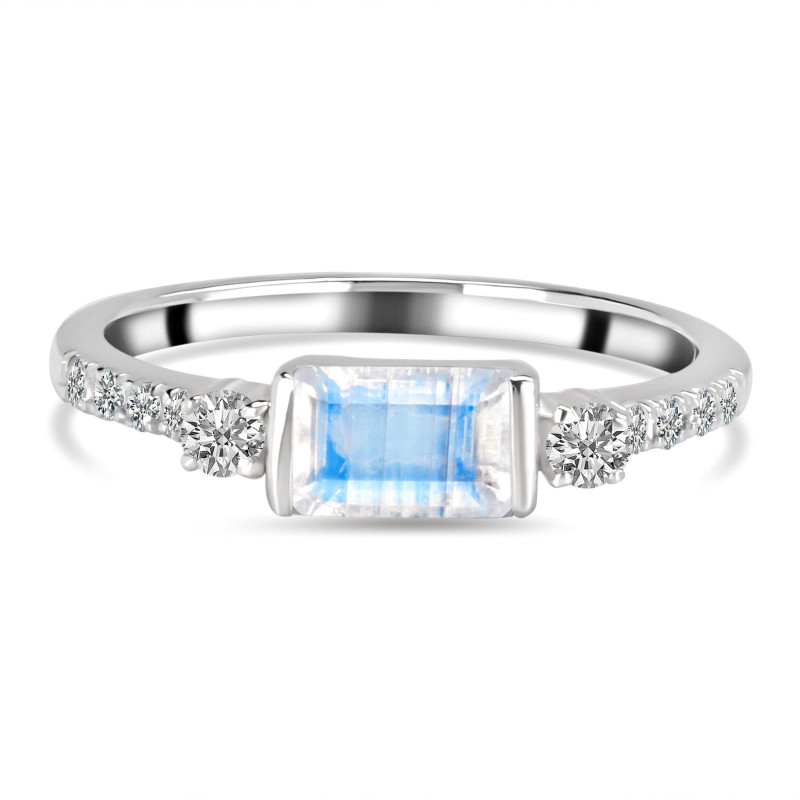 Moonstone & White Topaz Ring RBM-RDR-2186.