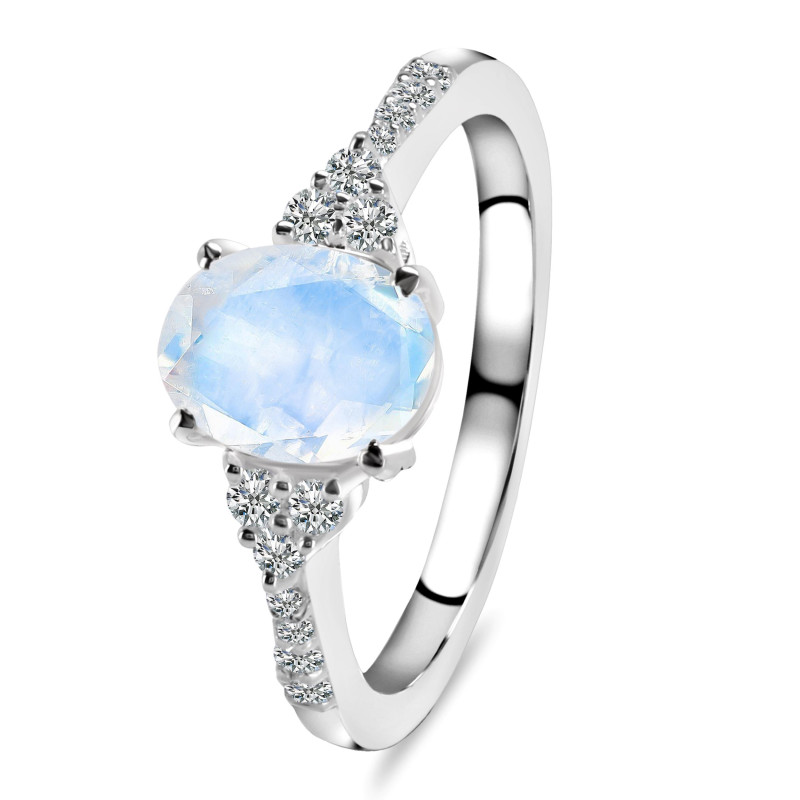 Moonstone & White Topaz Ring RBM-RDR-2219.