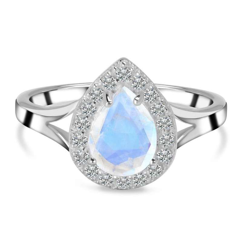 Moonstone & White Topaz Ring RBM-RDR-2253.