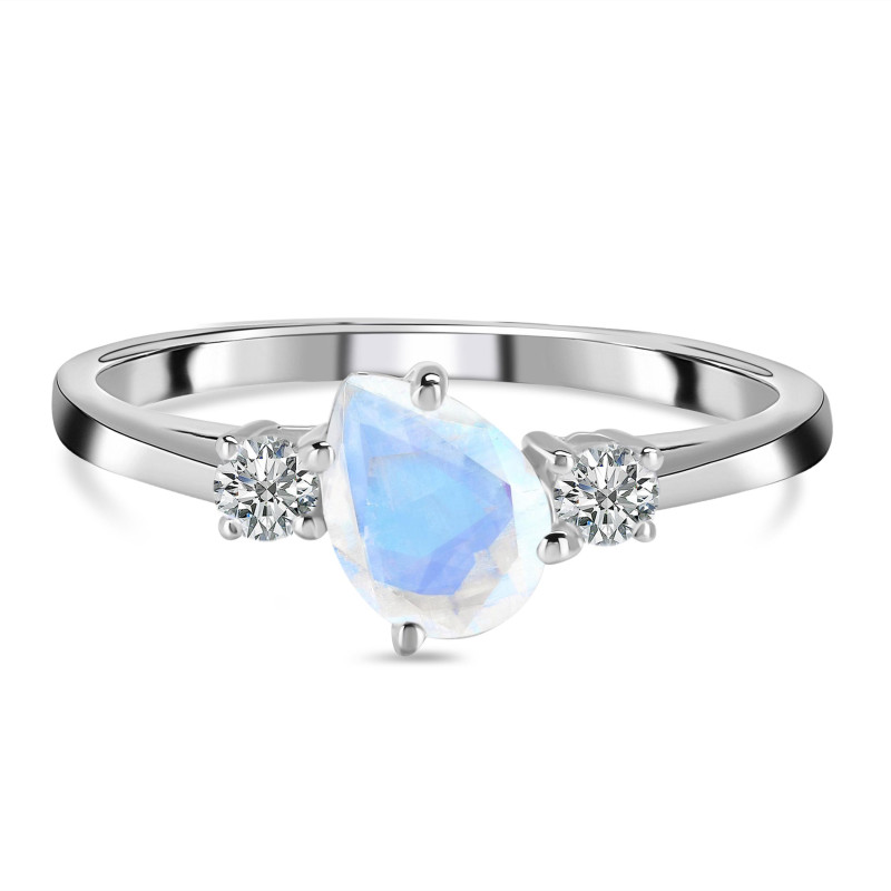 Moonstone & White Topaz Ring RBM-RDR-2285.