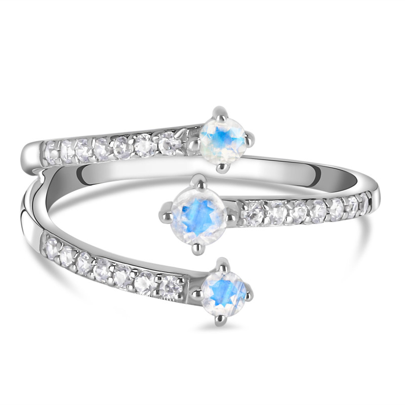 Moonstone & White Topaz Ring RBM-RDR-2520.