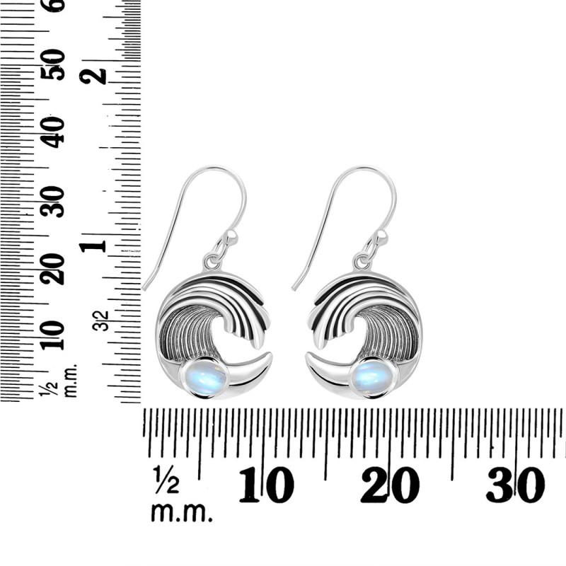 Moonstone Waves Earring RBM-RUE-23.