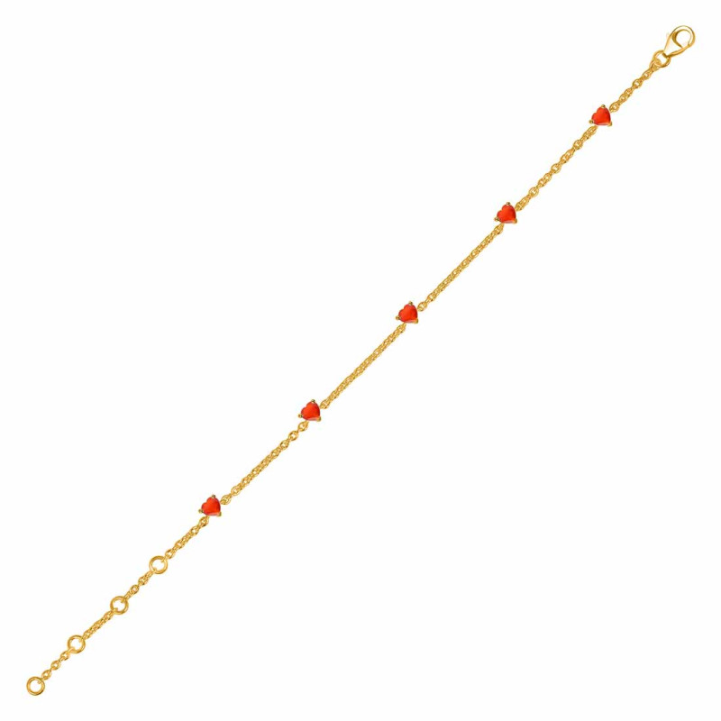 Red Onyx Bracelet ROX-RDB-169.