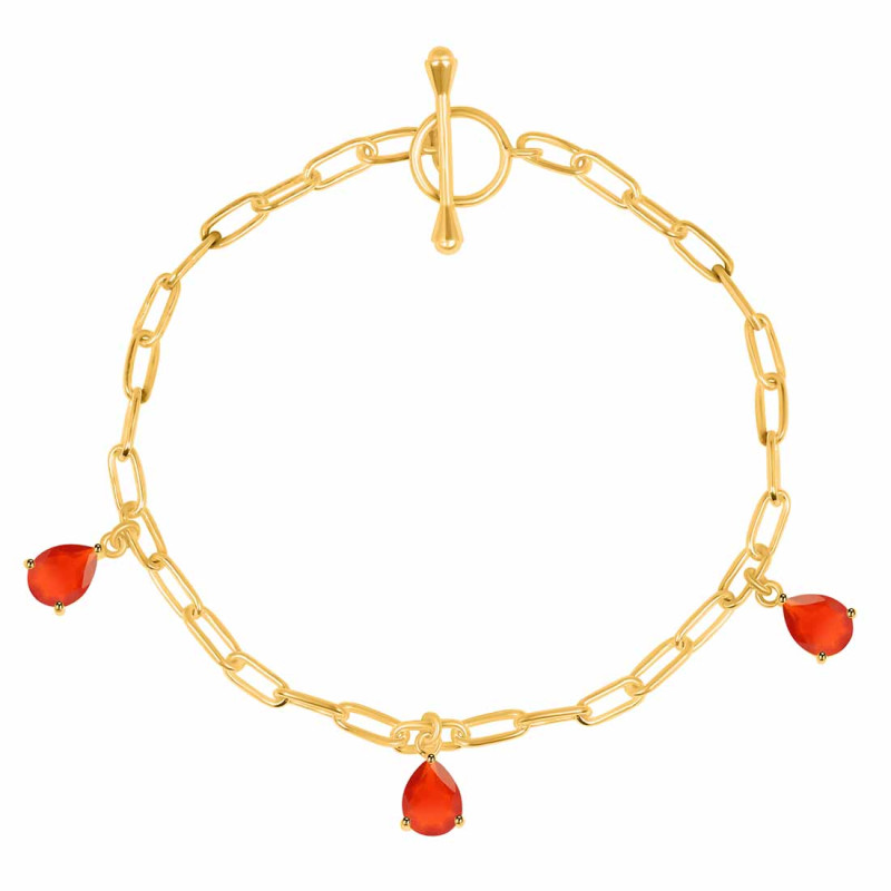 Red Onyx Bracelet ROX-RDB-171.