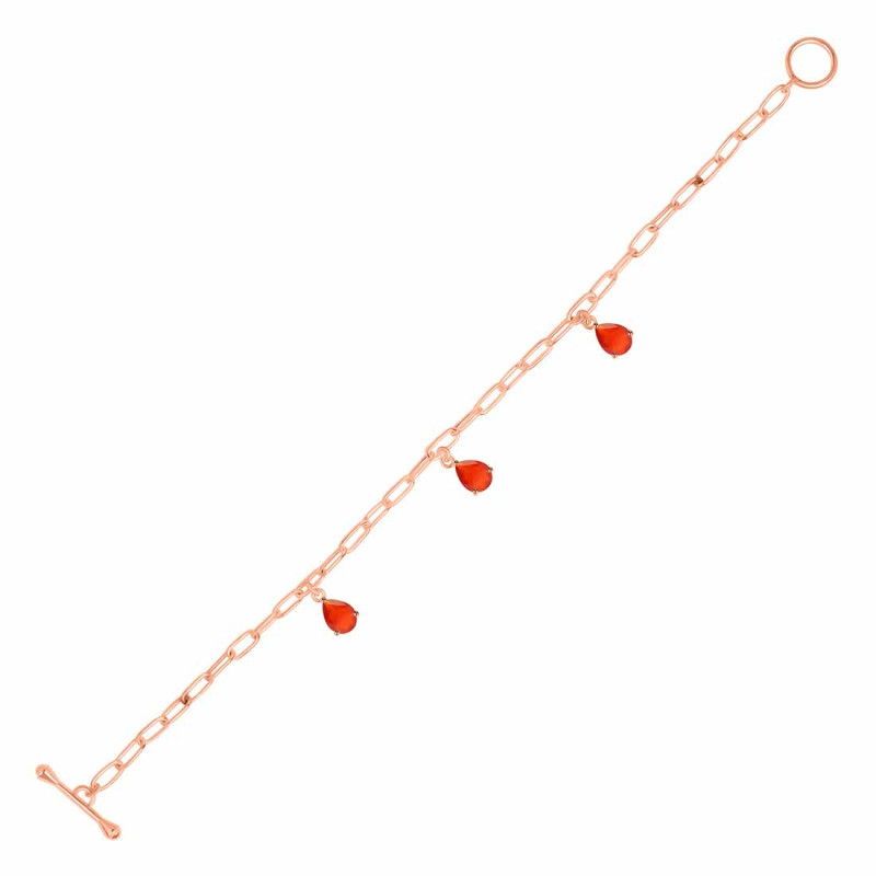 Red Onyx Bracelet ROX-RDB-171.