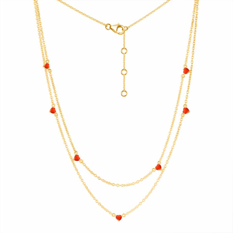 Red Onyx Necklace ROX-RDN-388.