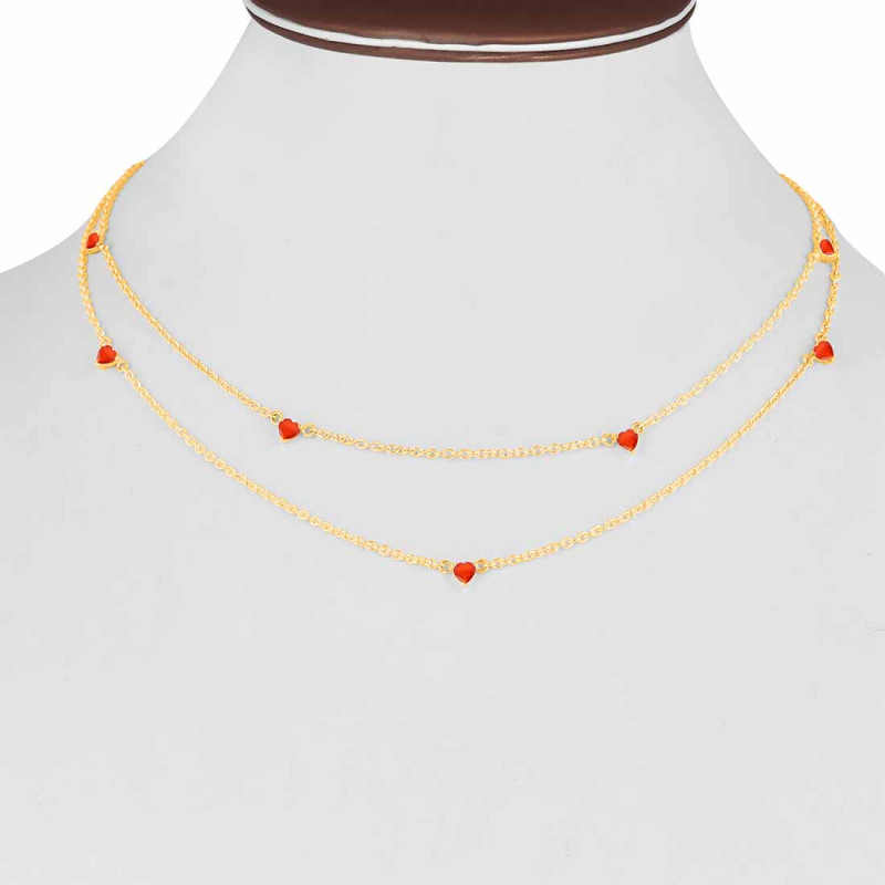 Red Onyx Necklace ROX-RDN-388.