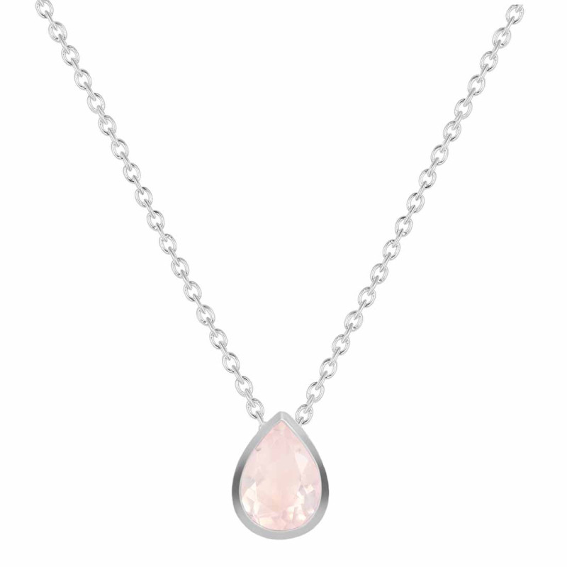 Rose Quartz Necklace RSQ-RDN-410.