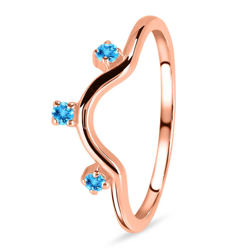 Swiss Blue Topaz Ring SBTZ-RR-321.