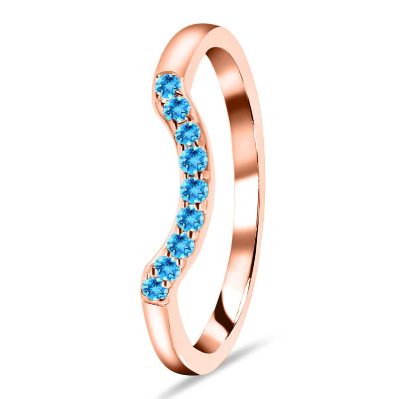 Swiss Blue Topaz Ring SBTZ-RR-322.