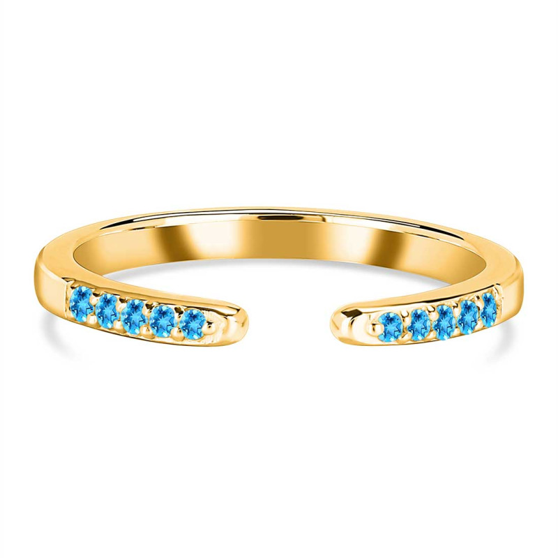 Swiss Blue Topaz Ring SBTZ-RR-325.