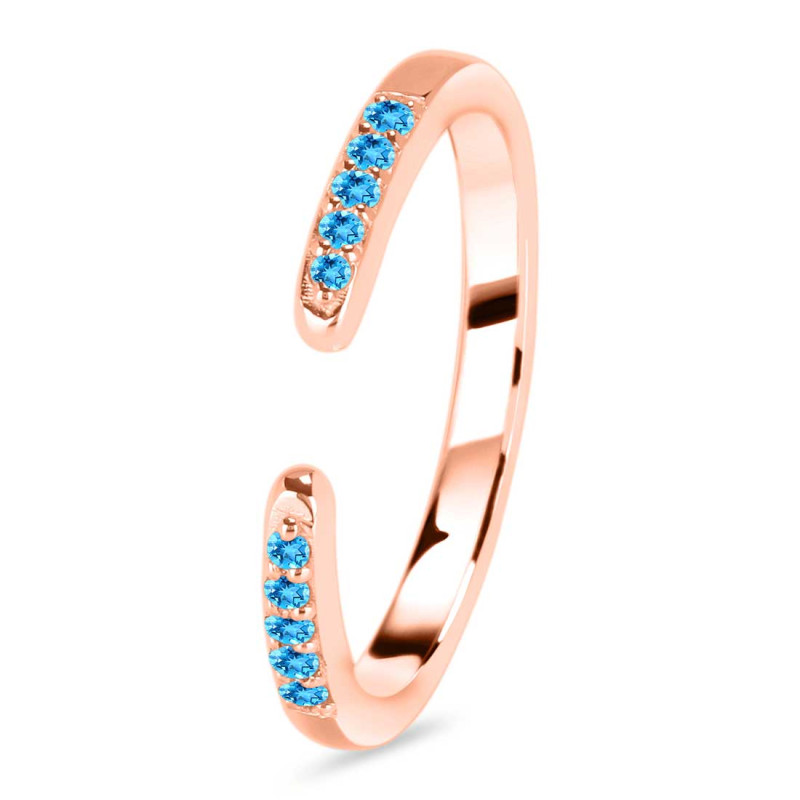 Swiss Blue Topaz Ring SBTZ-RR-325.