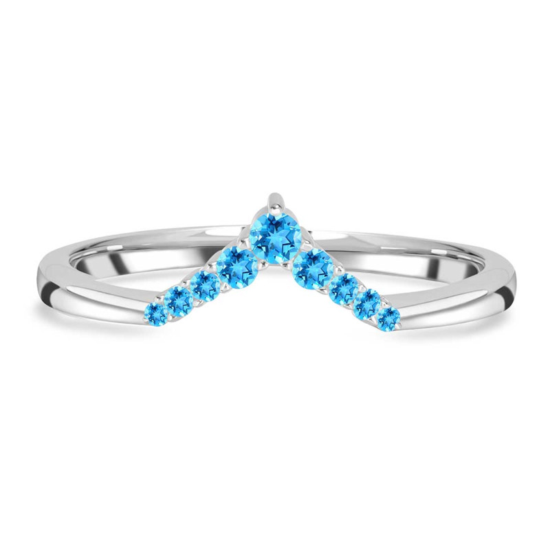 Swiss Blue Topaz Ring SBTZ-RR-391.