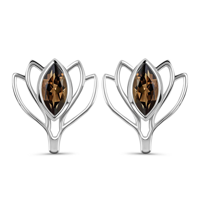 Smoky Stud Earring SMY-RDE-24.