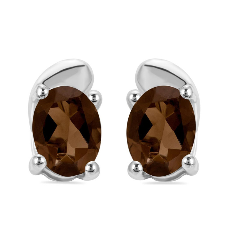 Smoky Stud Earring SMY-RDE-28.