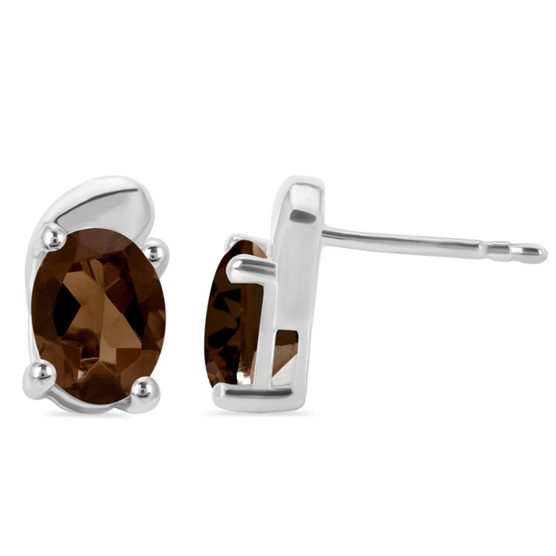 Smoky Stud Earring SMY-RDE-28.