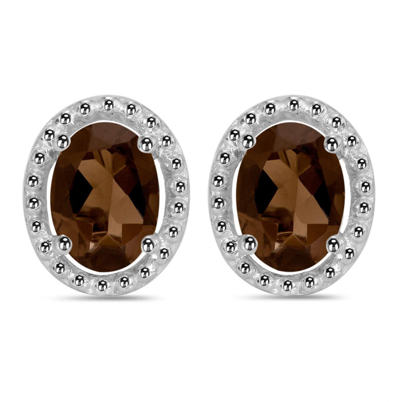 Smoky Stud Earring SMY-RDE-34.