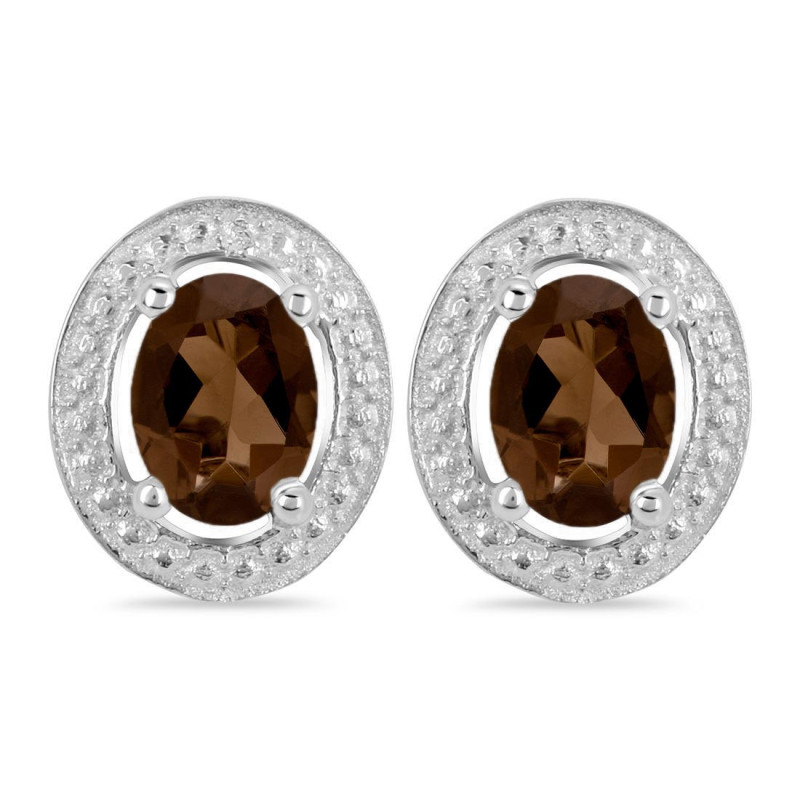 Smoky Stud Earring SMY-RDE-35.