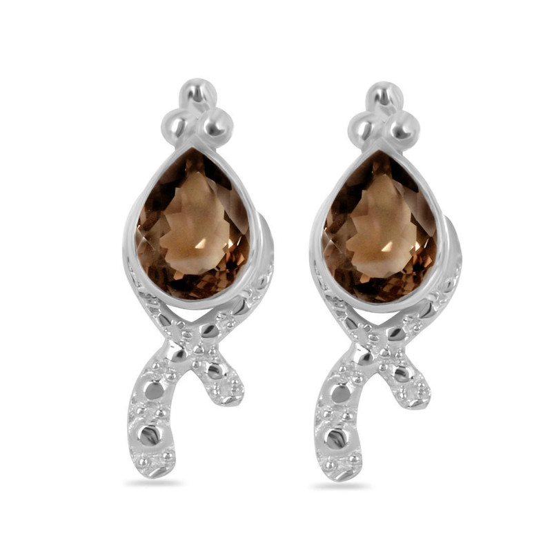 Smoky Stud Earring SMY-RDE-36.