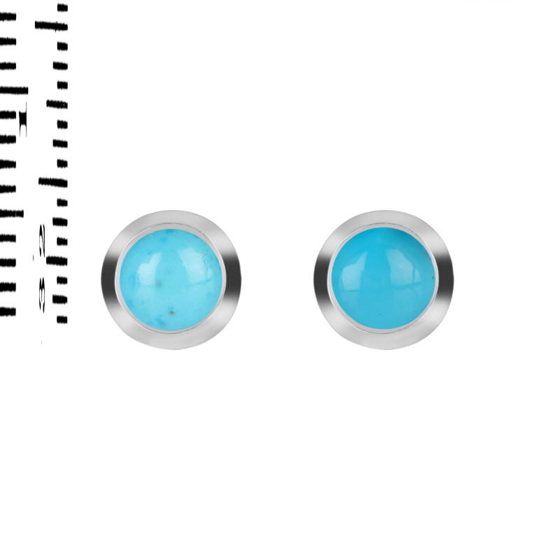 Turquoise Stud Earring TRQ-RDE-1072.