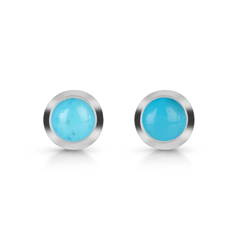 Turquoise Stud Earring TRQ-RDE-1072.