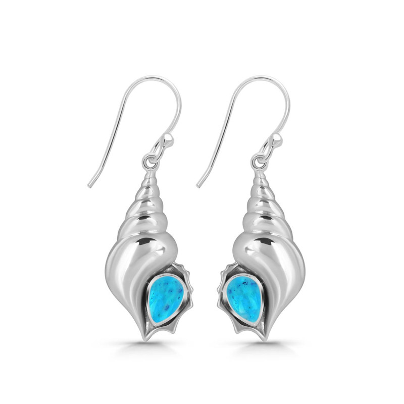 Turquoise Shell Earring TRQ-RUE-49.