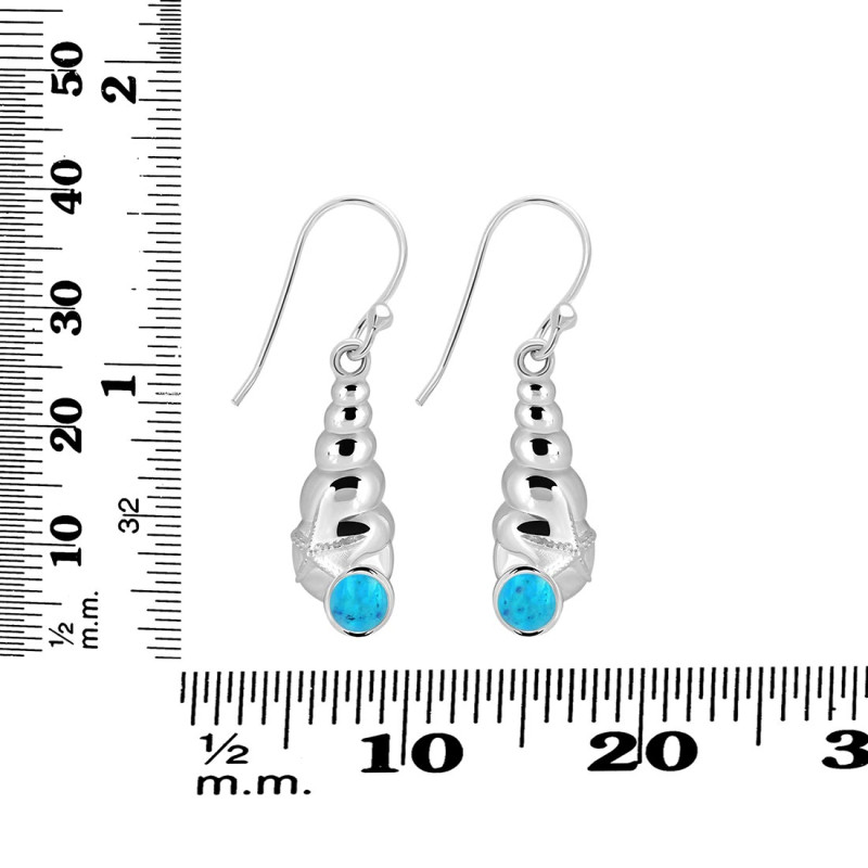 Turquoise Shell Earring TRQ-RUE-60.
