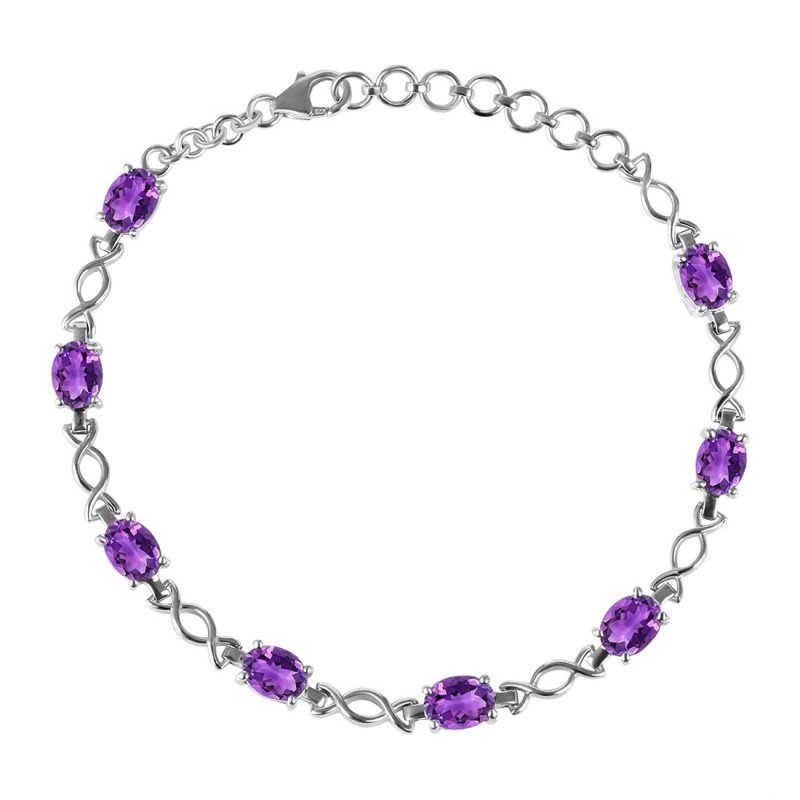 Amethyst Bracelet AMT-RDB-3-A.