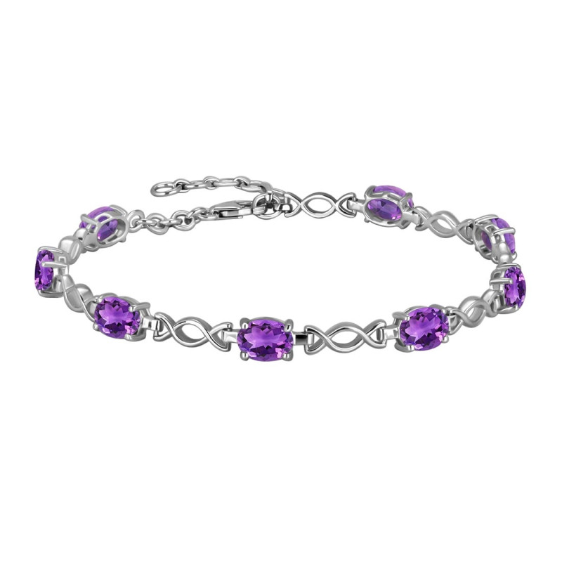 Amethyst Bracelet AMT-RDB-3-A.