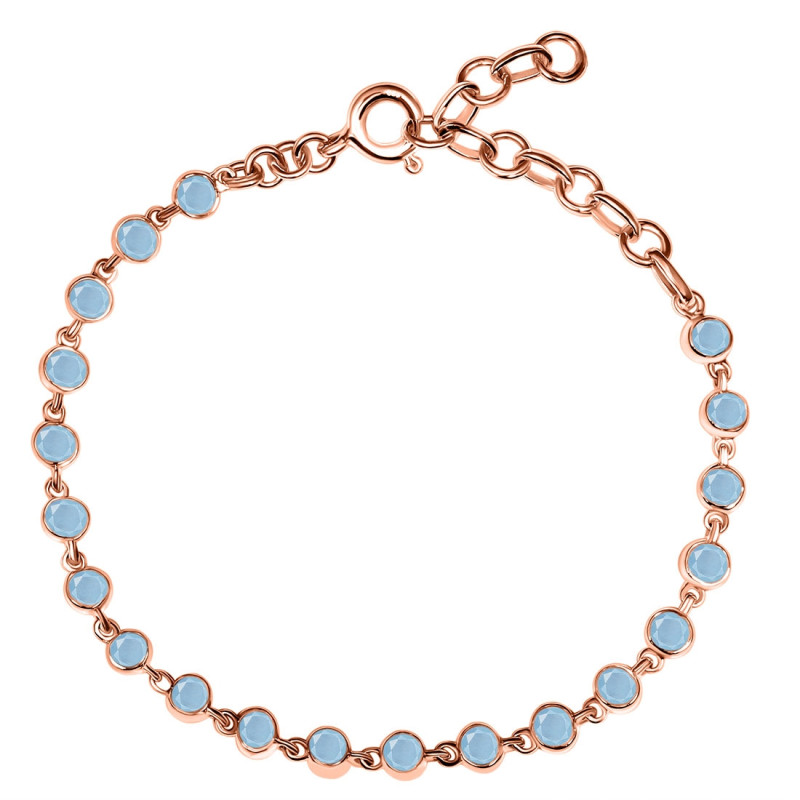 Aquamarine Bracelet AQM-RDB-116-CUT.