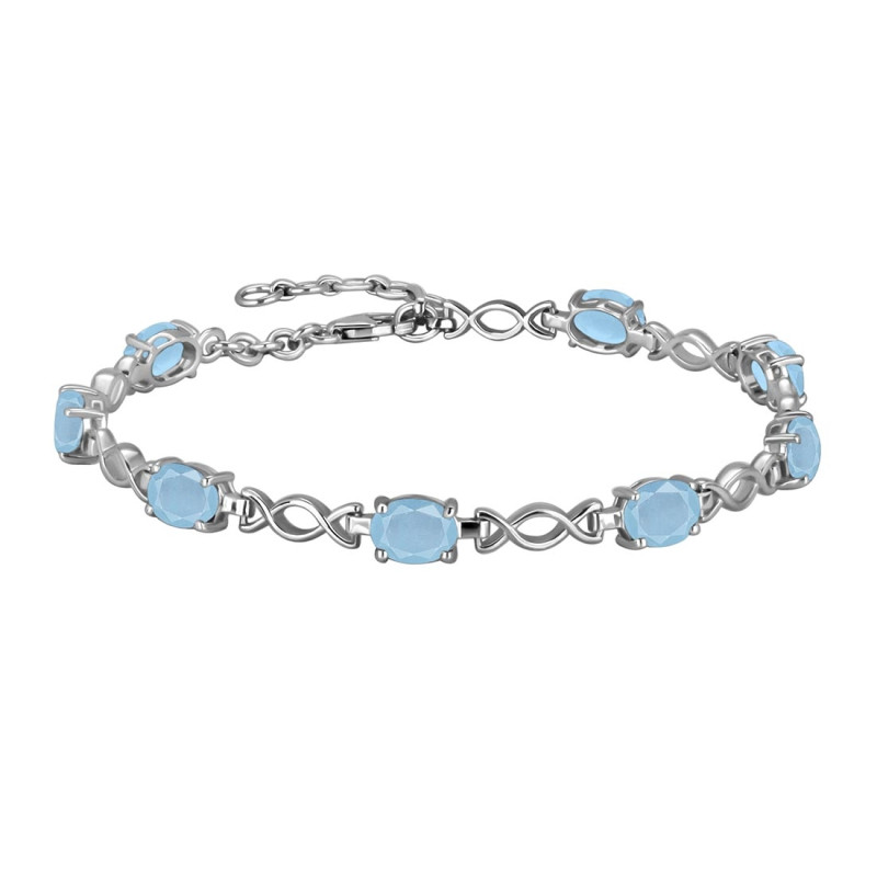 Aquamarine Bracelet AQM-RDB-3-A.