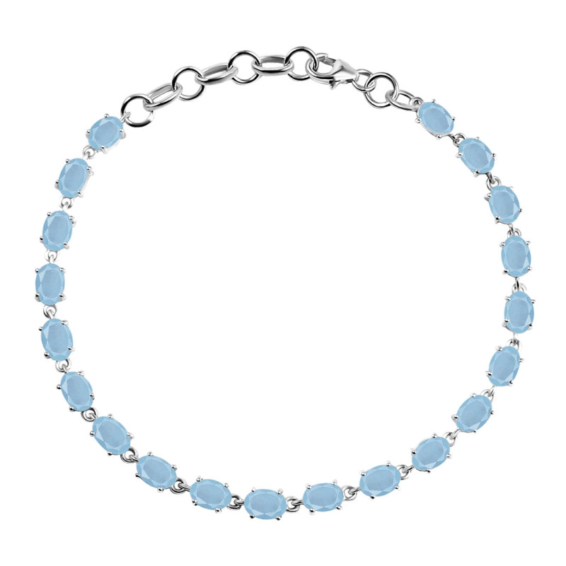 Aquamarine Bracelet AQM-RDB-71-CUT.